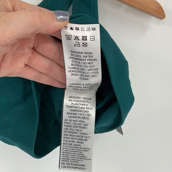 Puma 4Keeps Shapeluxe Seamless Sports Bra Padded Stretch Medium Impact Green XS - Picture 6 of 8